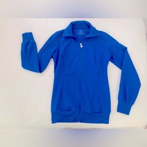XXS Cherokee Infinity Royal Blue Scrub Jacket